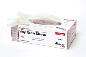 Gloves Exam Vinyl P-F ProAdvantage Large (100/BX 10BX/CS) by Pro Advantage  ID P359404
